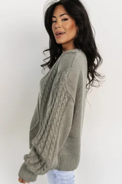 Best Baltic Born Mona Knit Sweater | Olive
