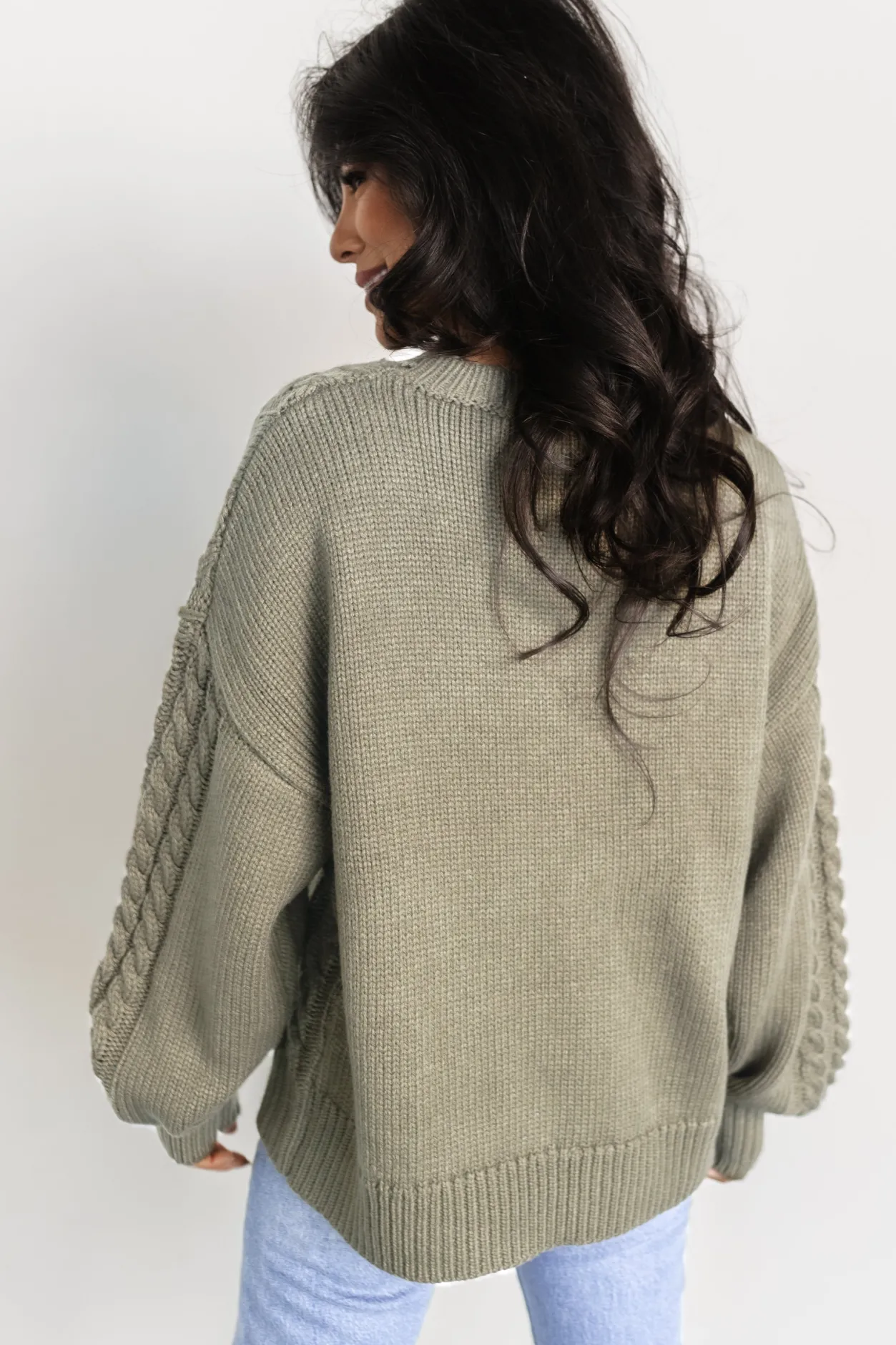 Best Baltic Born Mona Knit Sweater | Olive