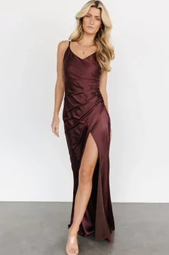 Clearance Baltic Born Monet Satin Gown | Clove