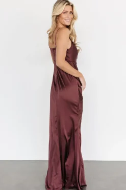 Clearance Baltic Born Monet Satin Gown | Clove