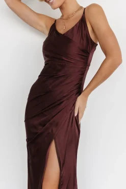 Clearance Baltic Born Monet Satin Gown | Clove