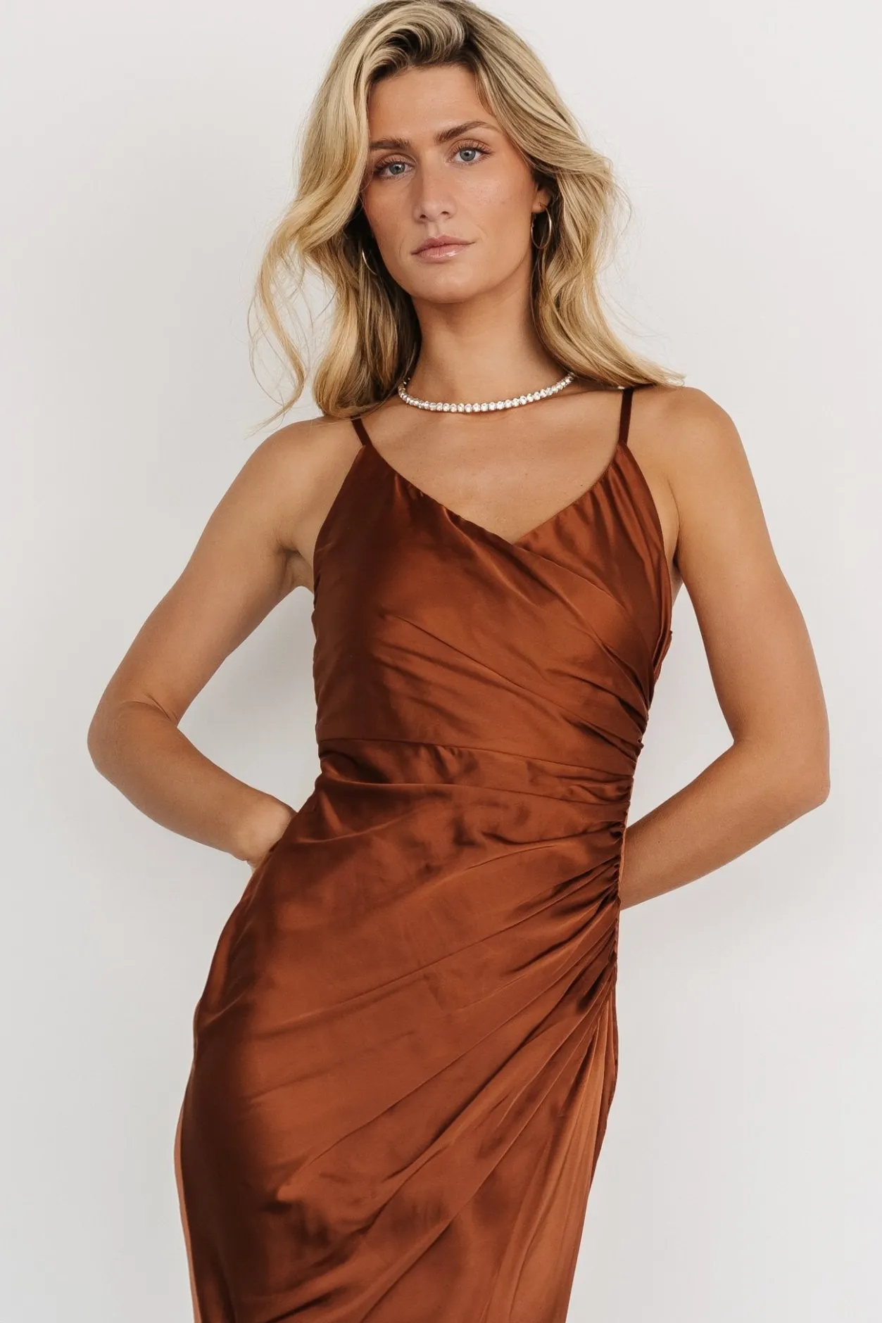 Sale Baltic Born Monet Satin Gown | Spice
