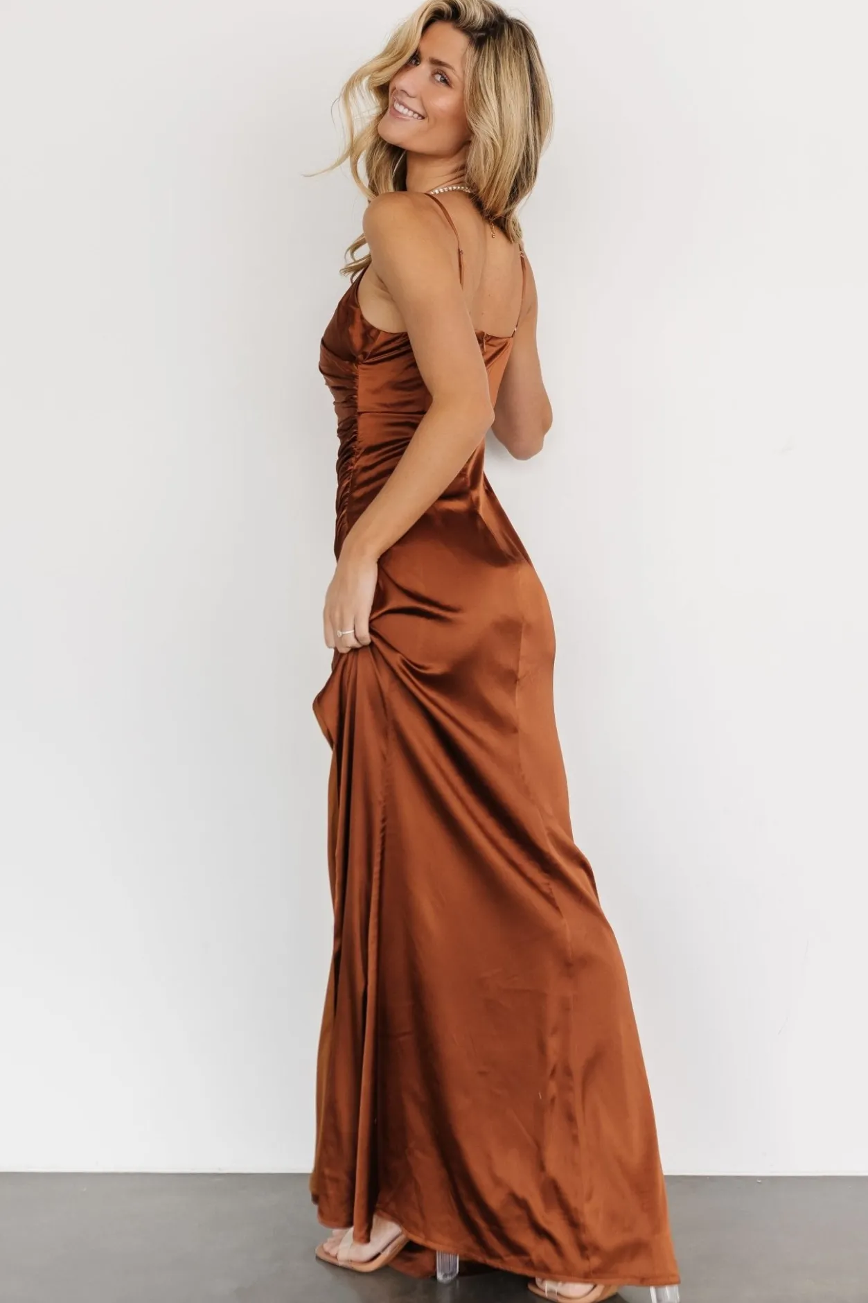 Sale Baltic Born Monet Satin Gown | Spice