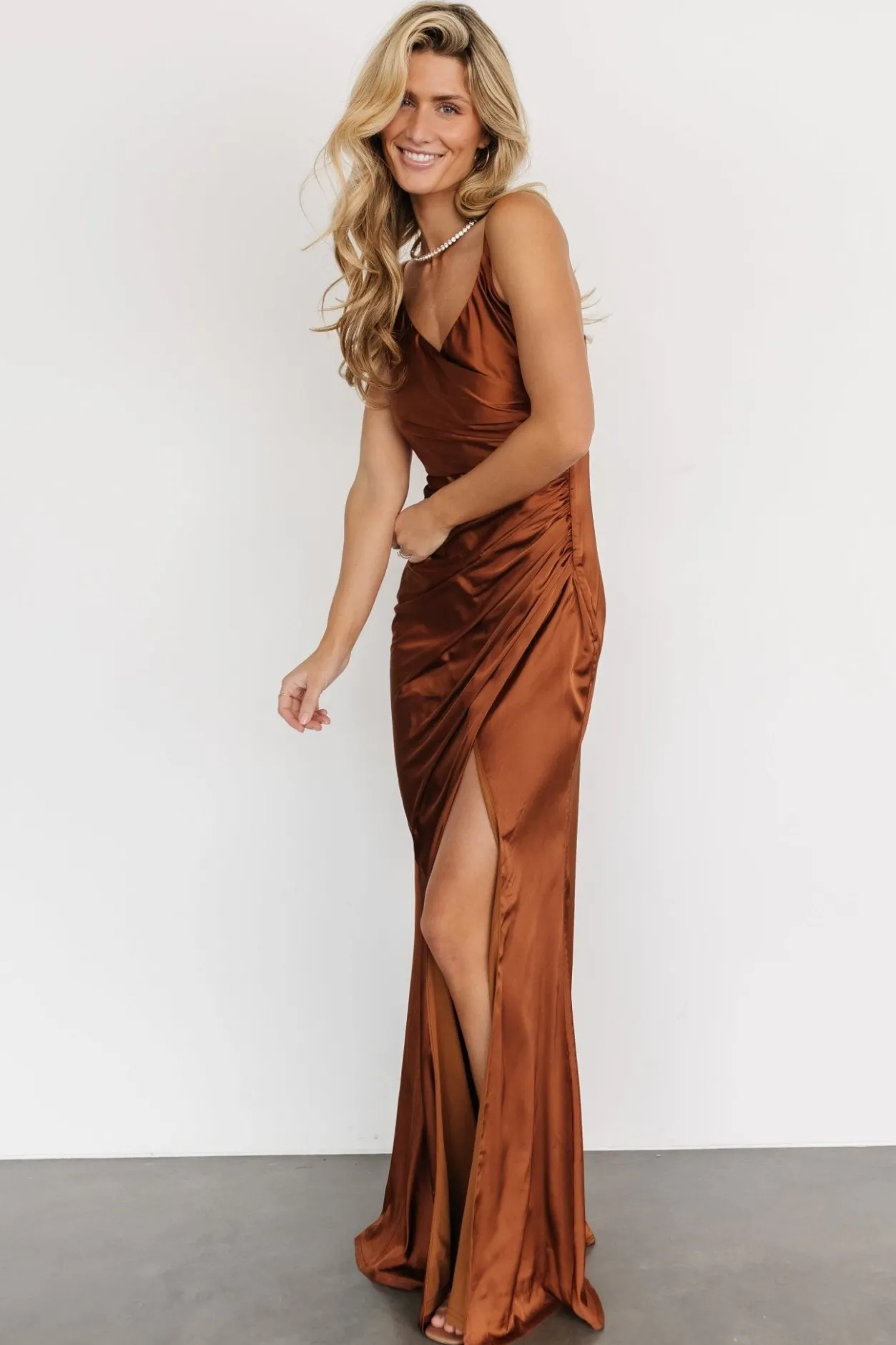 Sale Baltic Born Monet Satin Gown | Spice