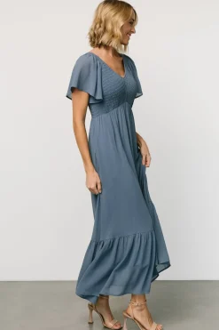 Best Baltic Born Monica Smocked Dress | Whisper Blue WhisperBlue