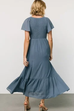Best Baltic Born Monica Smocked Dress | Whisper Blue WhisperBlue