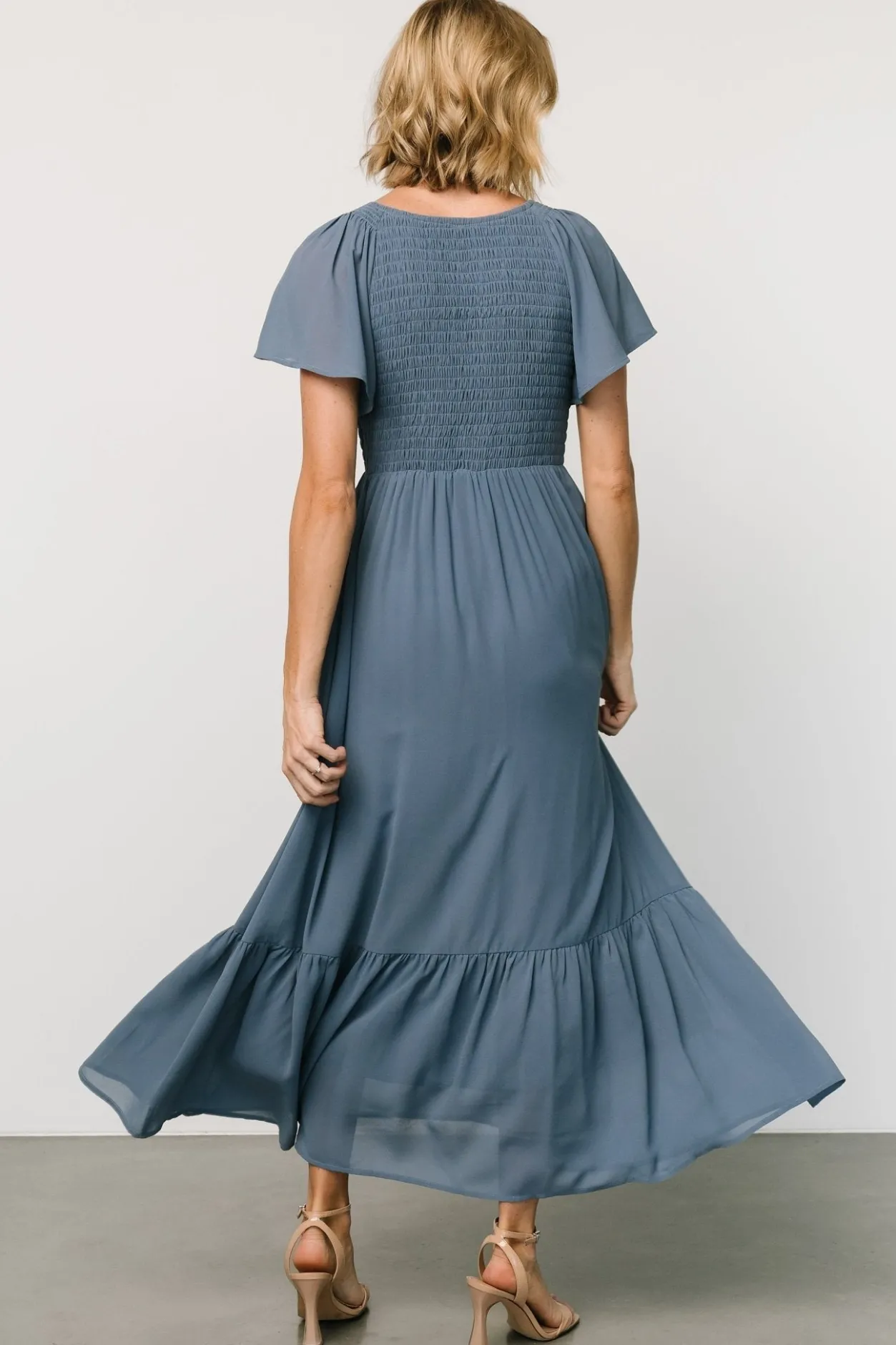 Best Baltic Born Monica Smocked Dress | Whisper Blue WhisperBlue