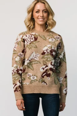 Online Baltic Born Munich Sweater | Taupe Multi TaupeMulti
