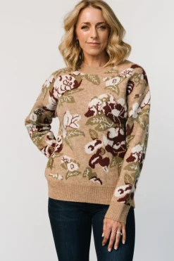 Online Baltic Born Munich Sweater | Taupe Multi TaupeMulti
