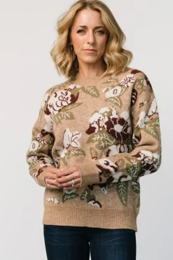 Online Baltic Born Munich Sweater | Taupe Multi TaupeMulti