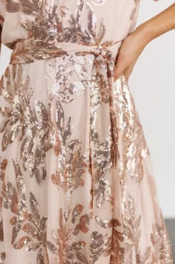 Best Baltic Born Muse Sequin Maxi Dress | Rose Gold RoseGold