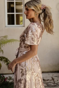 Best Baltic Born Muse Sequin Maxi Dress | Rose Gold RoseGold