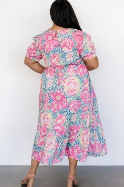 Clearance Baltic Born Myers Dress | Blue + Pink Floral Blue+PinkFloral