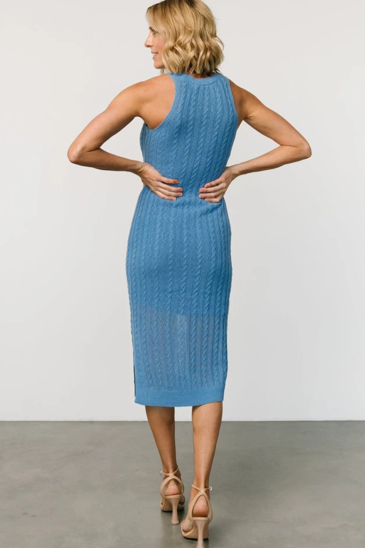 Sale Baltic Born Nalani Knit Tank Dress | Blue