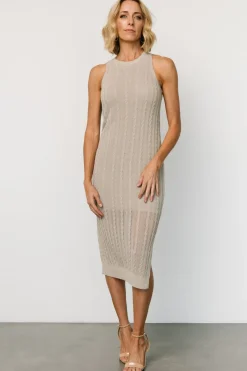 Hot Baltic Born Nalani Knit Tank Dress | Stone
