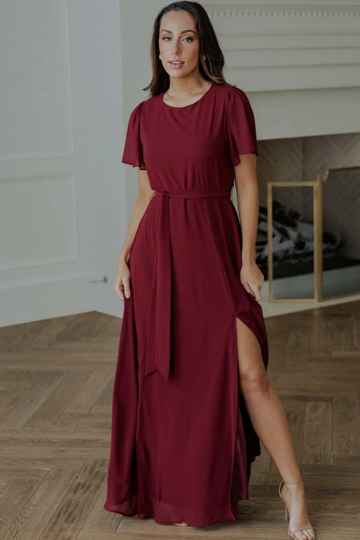 Clearance Baltic Born Naomi Short Sleeve Maxi Dress | Mulberry