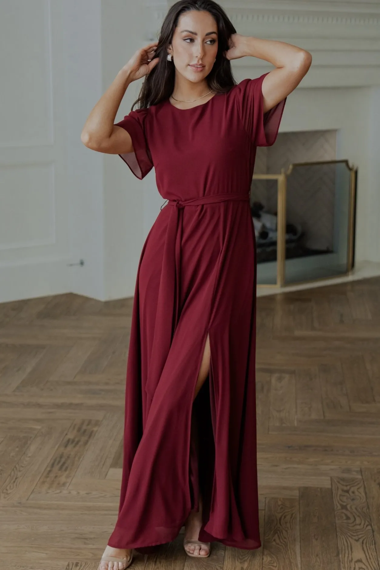 Clearance Baltic Born Naomi Short Sleeve Maxi Dress | Mulberry