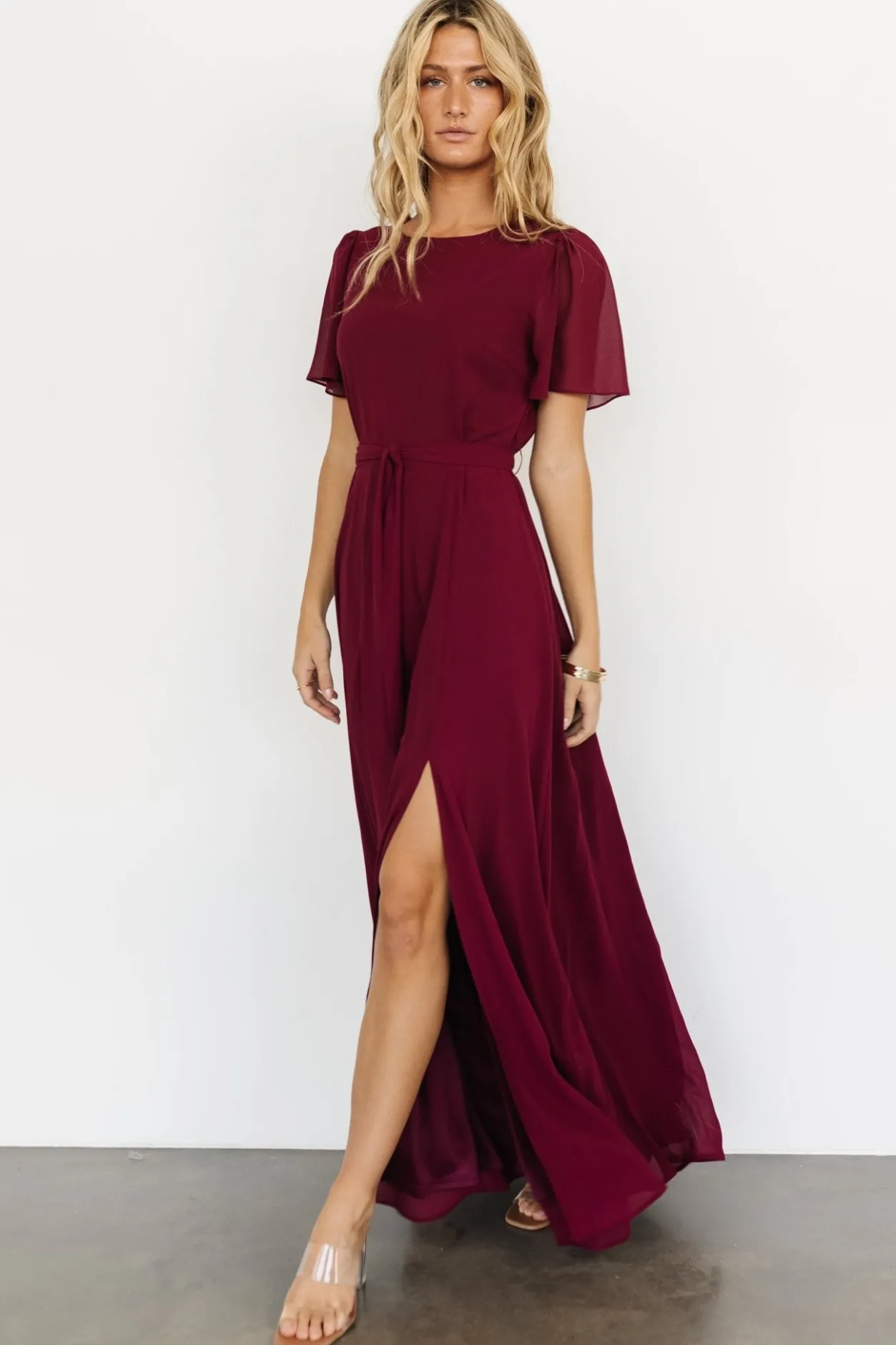 Clearance Baltic Born Naomi Short Sleeve Maxi Dress | Mulberry