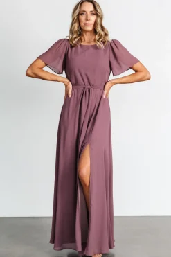 Fashion Baltic Born Naomi Short Sleeve Maxi Dress | Vintage Plum VintagePlum