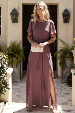 Fashion Baltic Born Naomi Short Sleeve Maxi Dress | Vintage Plum VintagePlum