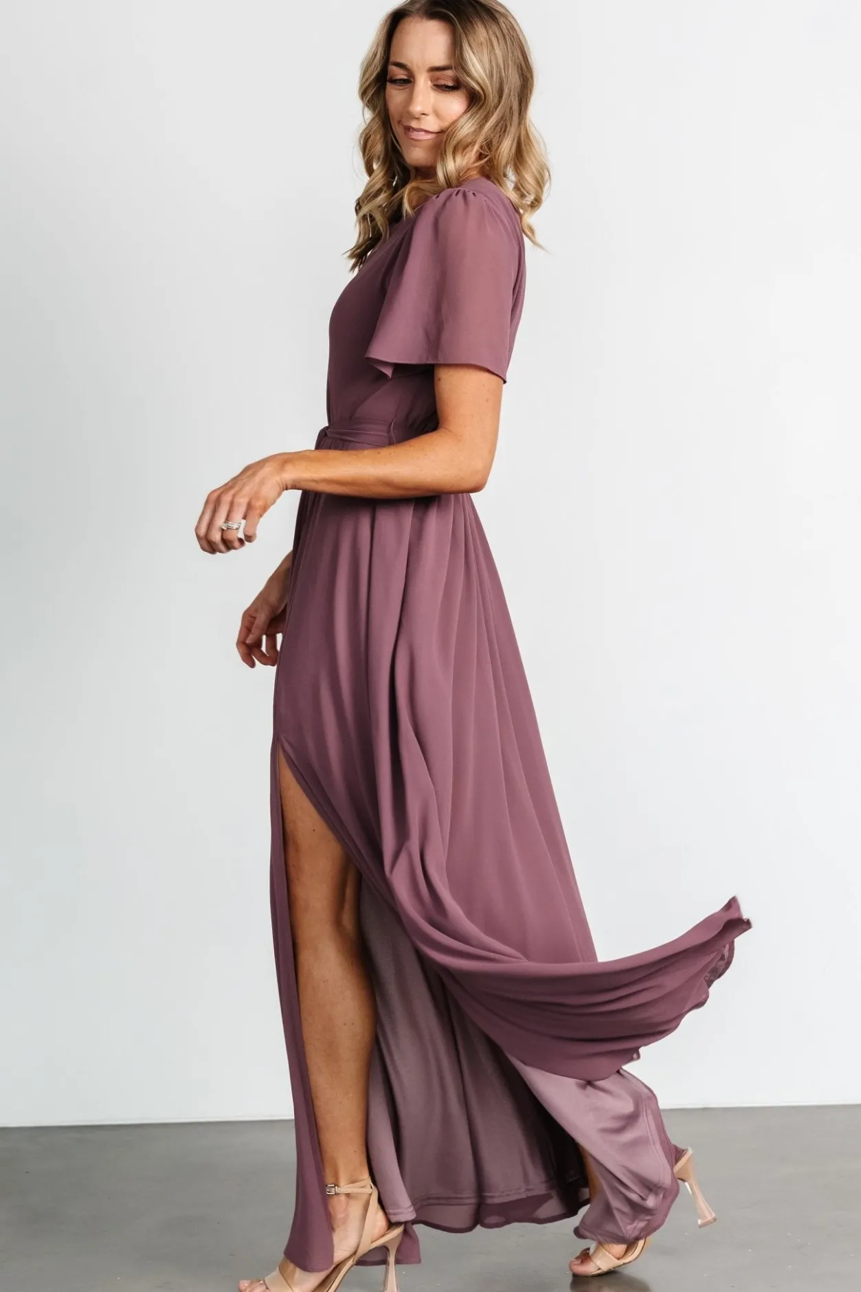 Fashion Baltic Born Naomi Short Sleeve Maxi Dress | Vintage Plum VintagePlum