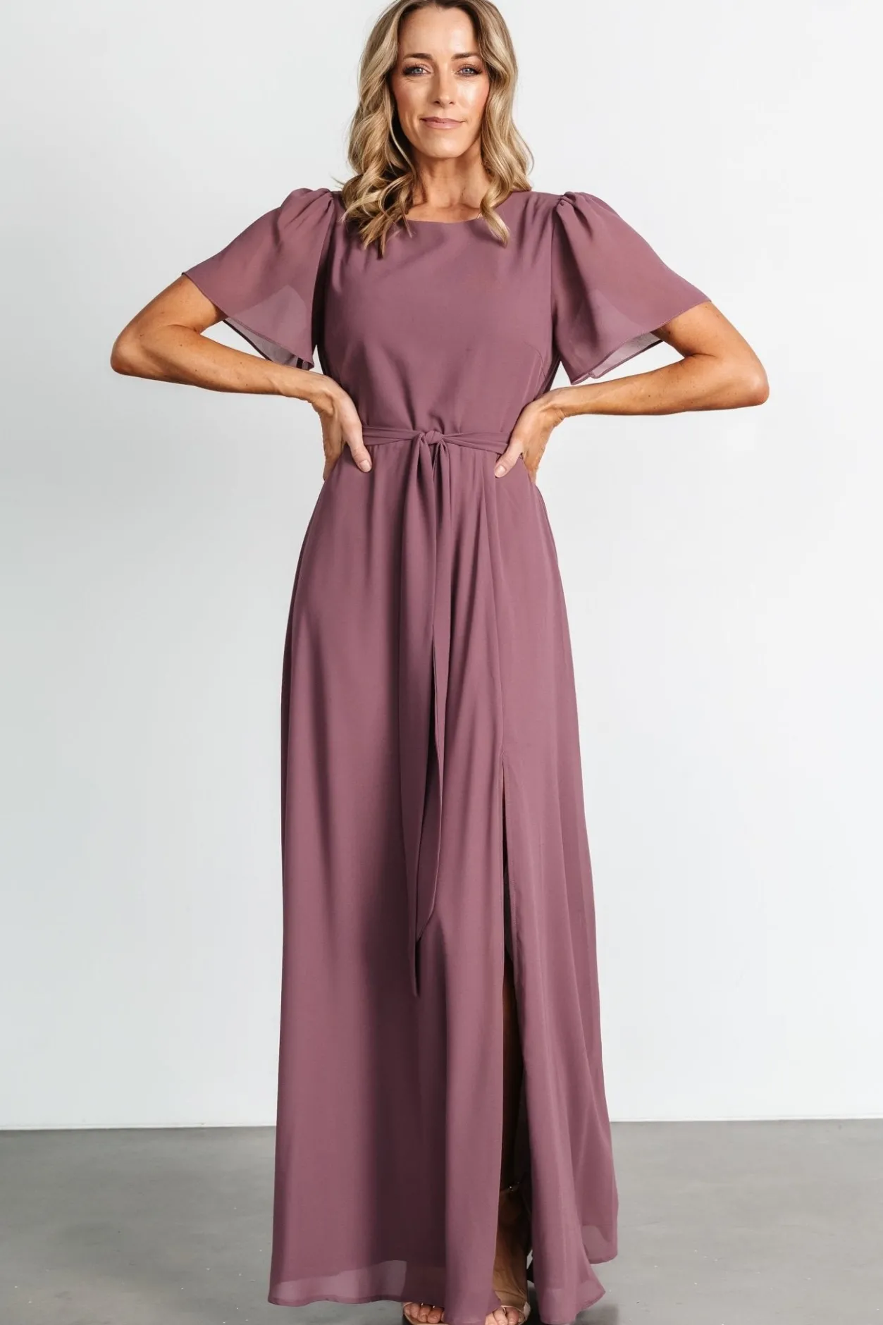Fashion Baltic Born Naomi Short Sleeve Maxi Dress | Vintage Plum VintagePlum