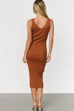 Outlet Baltic Born Napa V Neck Tank Dress | Copper