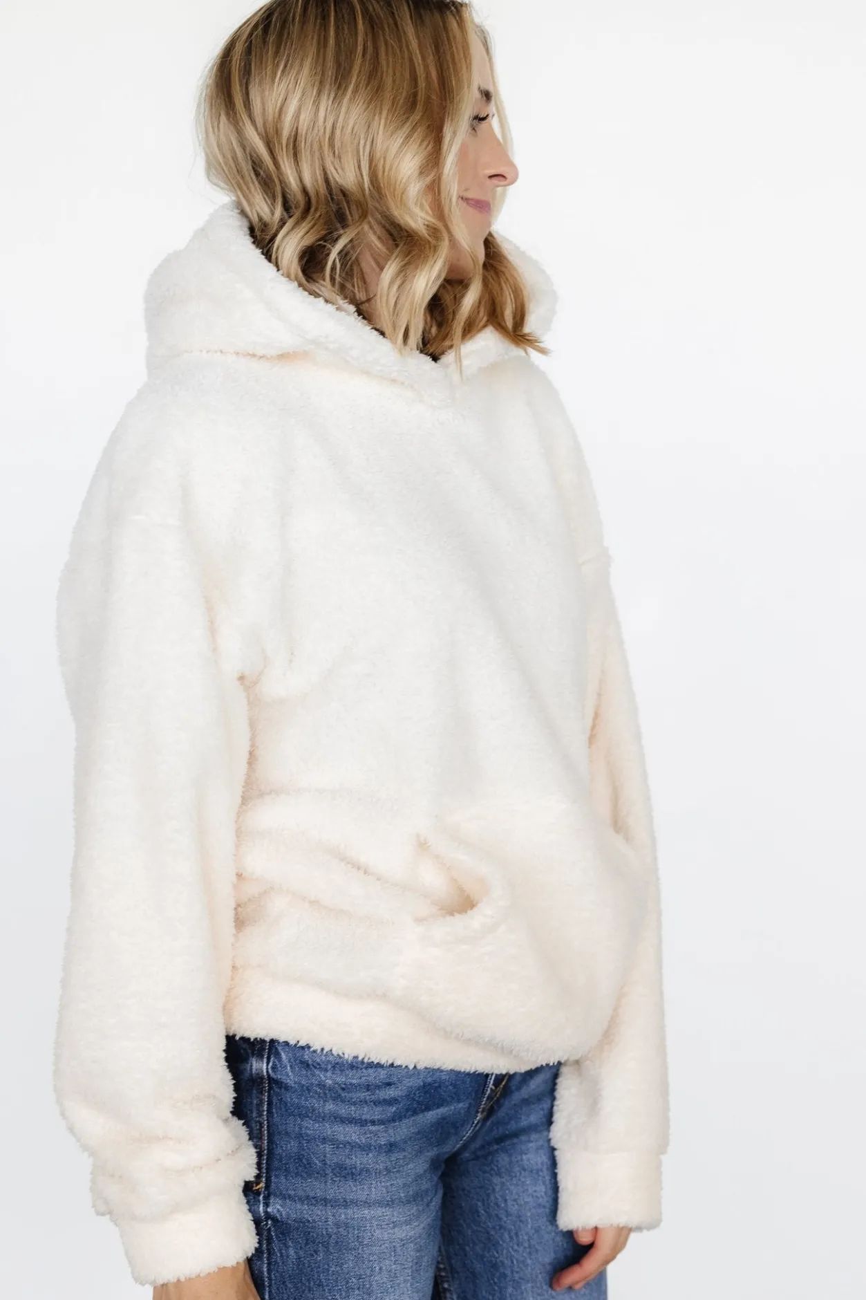 Sale Baltic Born Neve Teddy Hoodie | Cream