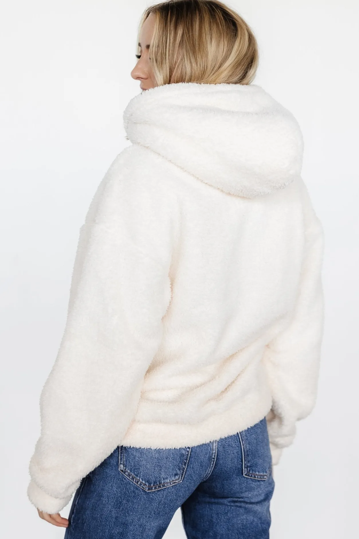 Sale Baltic Born Neve Teddy Hoodie | Cream