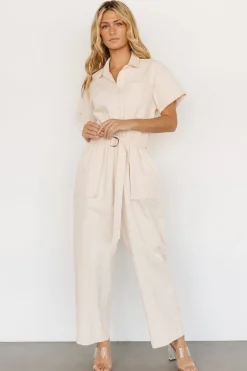 Hot Baltic Born Newport Jumpsuit | Cream