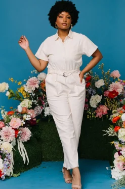Hot Baltic Born Newport Jumpsuit | Cream