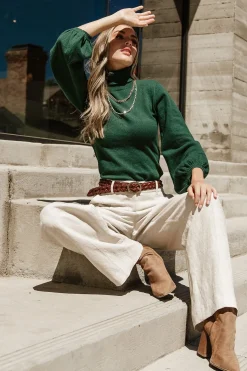 Sale Baltic Born Nielsen Turtleneck Sweater | Emerald