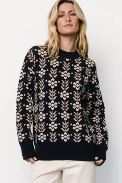Fashion Baltic Born Norris Sweater | Navy Multi Floral NavyMultiFloral