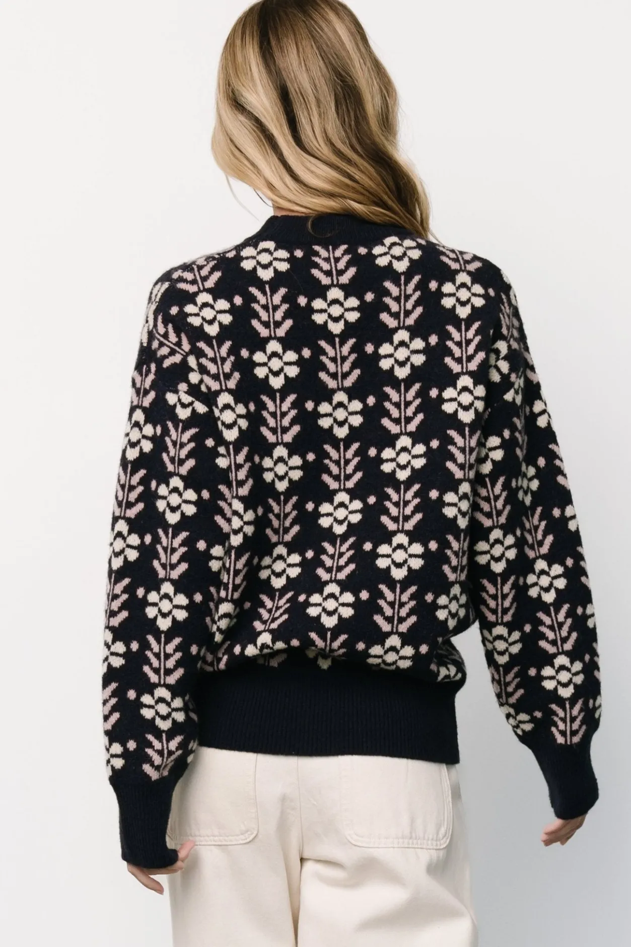 Fashion Baltic Born Norris Sweater | Navy Multi Floral NavyMultiFloral