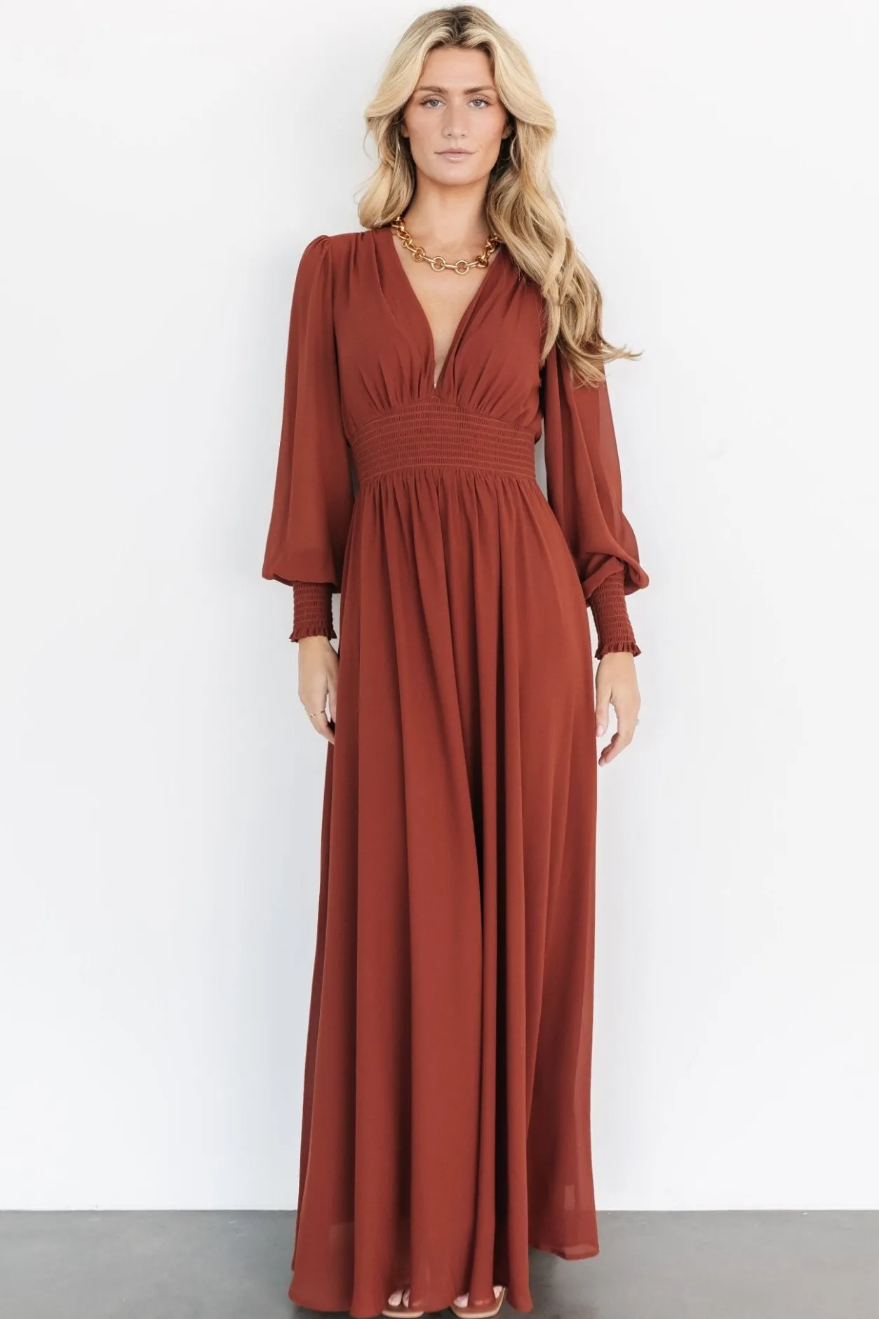 Online Baltic Born Olivia Maxi Dress | Cinnamon