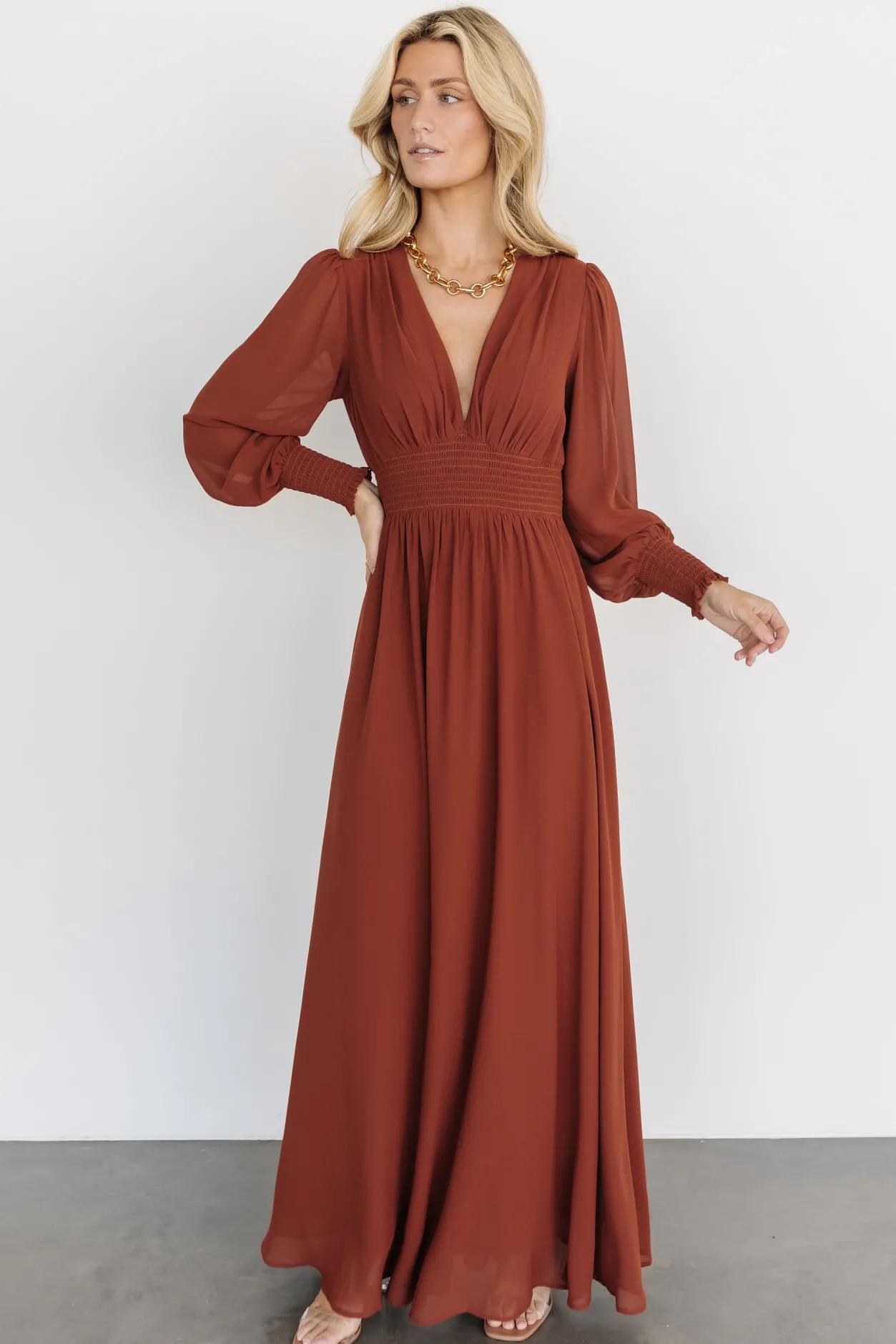 Online Baltic Born Olivia Maxi Dress | Cinnamon