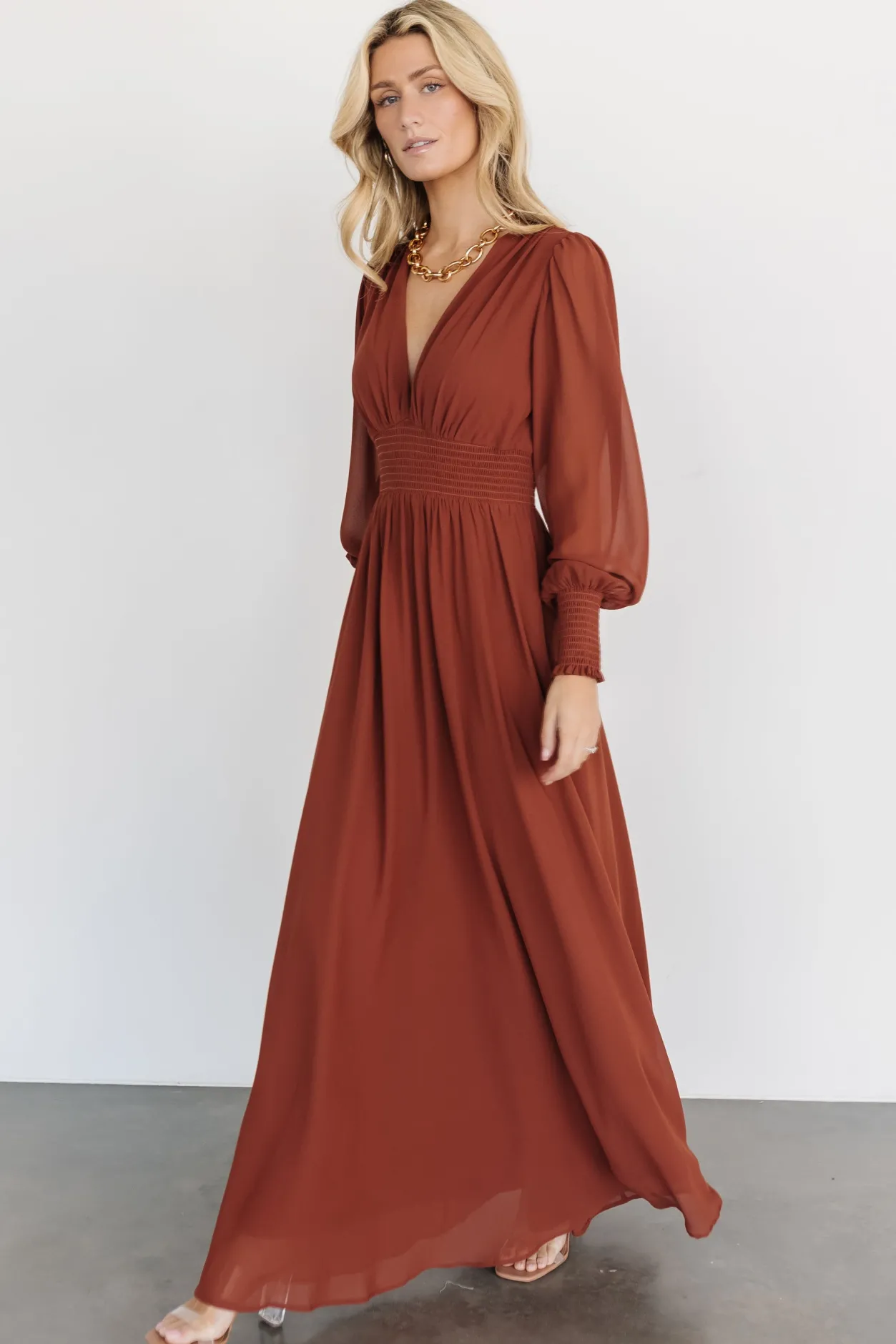 Online Baltic Born Olivia Maxi Dress | Cinnamon