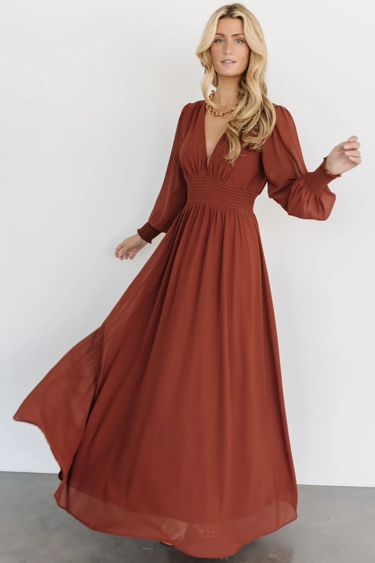 Online Baltic Born Olivia Maxi Dress | Cinnamon