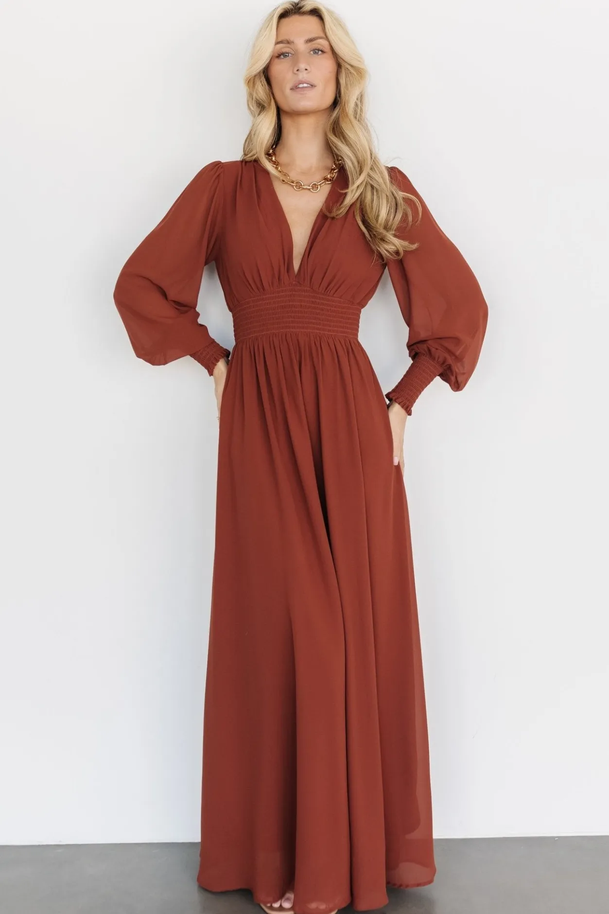 Online Baltic Born Olivia Maxi Dress | Cinnamon