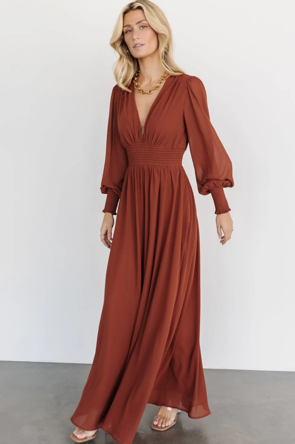 Online Baltic Born Olivia Maxi Dress | Cinnamon