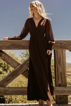 Hot Baltic Born Olivia Maxi Dress | Dark Brown DarkBrown