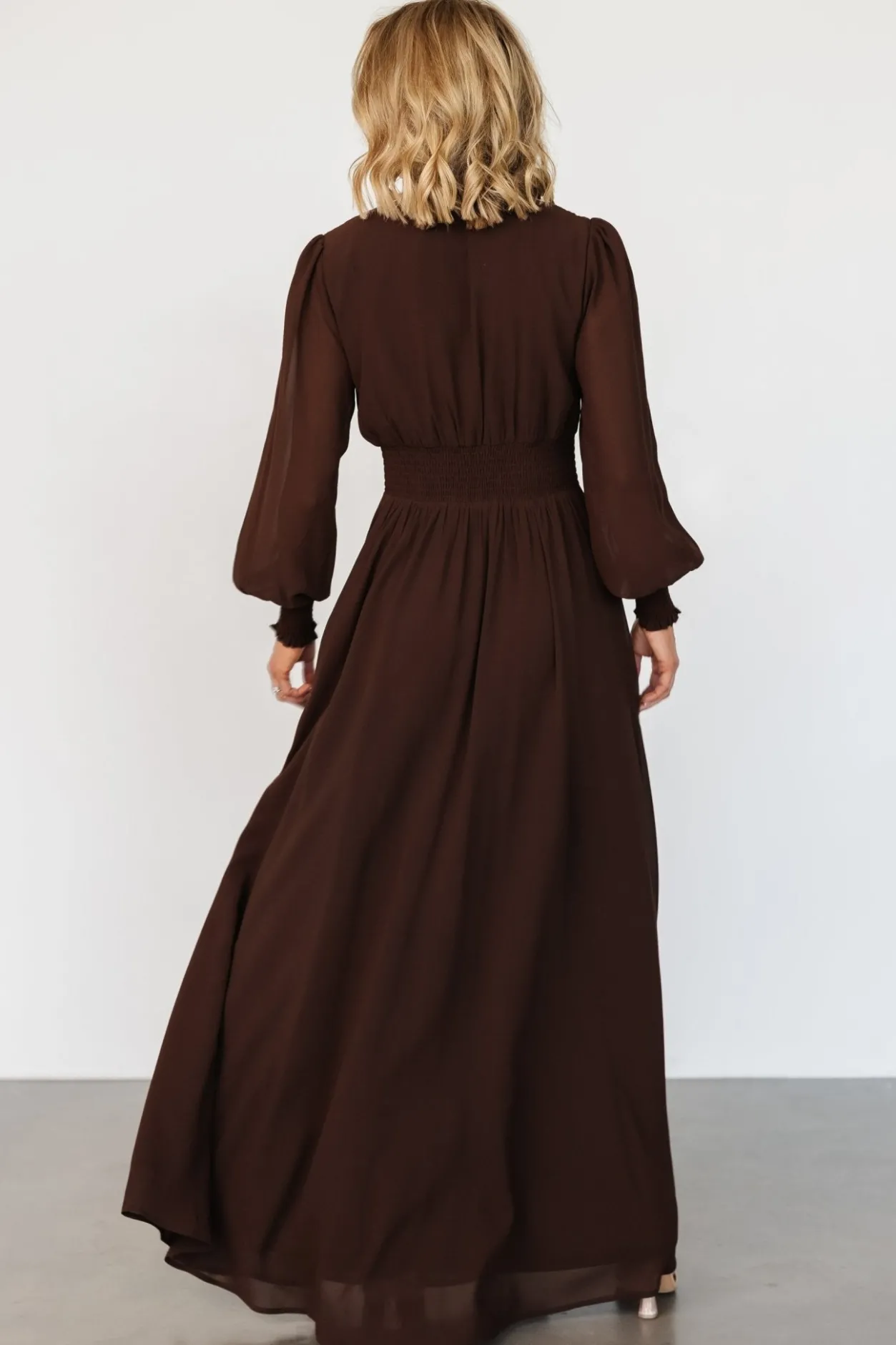 Hot Baltic Born Olivia Maxi Dress | Dark Brown DarkBrown