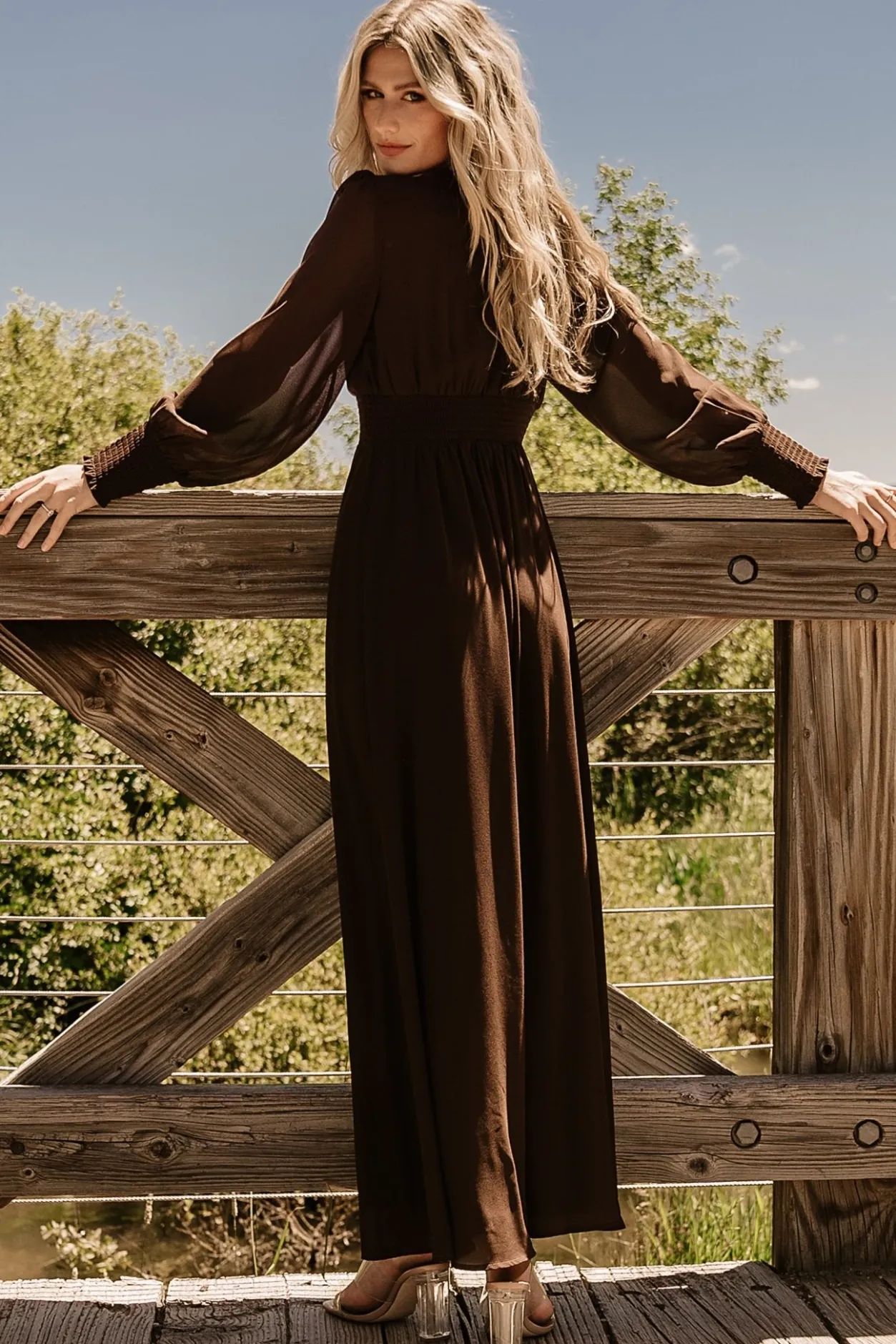 Hot Baltic Born Olivia Maxi Dress | Dark Brown DarkBrown