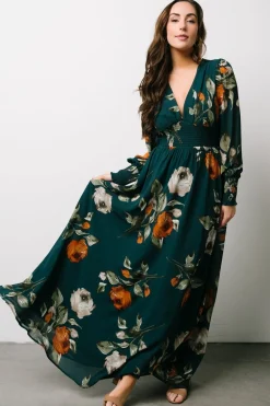 Hot Baltic Born Olivia Maxi Dress | Deep Topaz Floral DeepTopazFloral