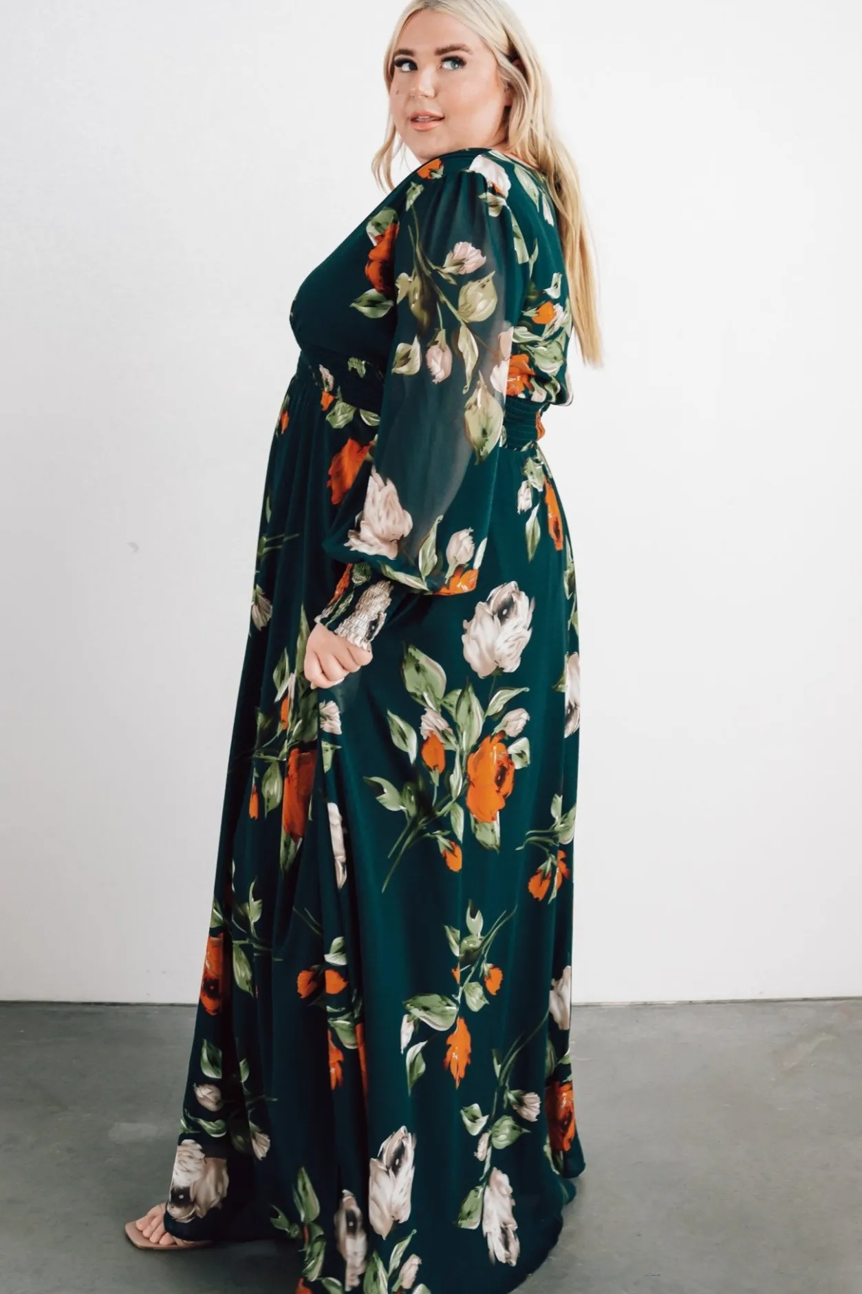 Hot Baltic Born Olivia Maxi Dress | Deep Topaz Floral DeepTopazFloral