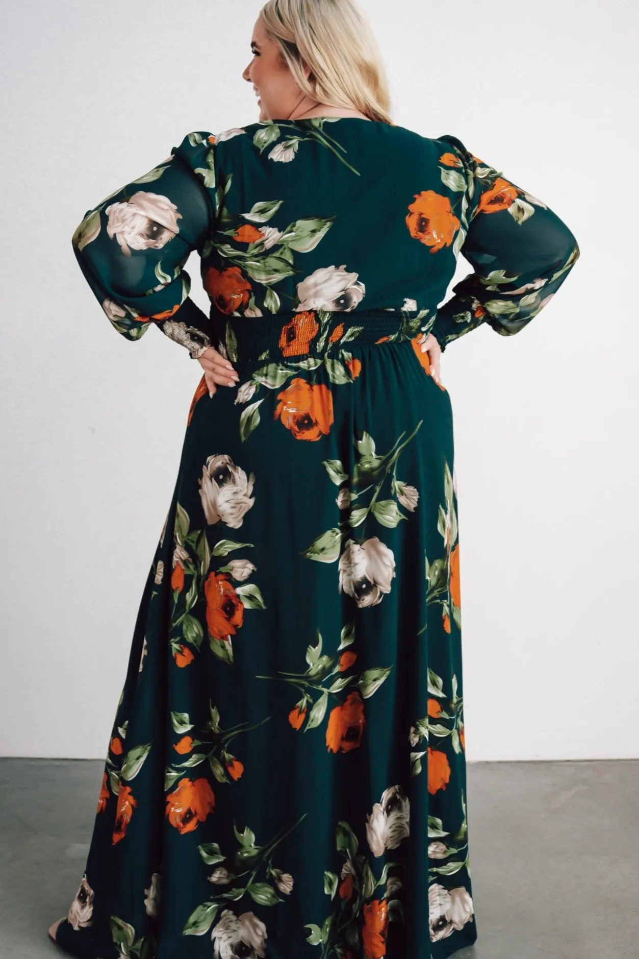 Hot Baltic Born Olivia Maxi Dress | Deep Topaz Floral DeepTopazFloral
