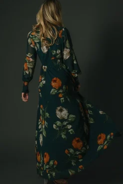 Hot Baltic Born Olivia Maxi Dress | Deep Topaz Floral DeepTopazFloral