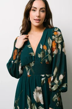 Hot Baltic Born Olivia Maxi Dress | Deep Topaz Floral DeepTopazFloral