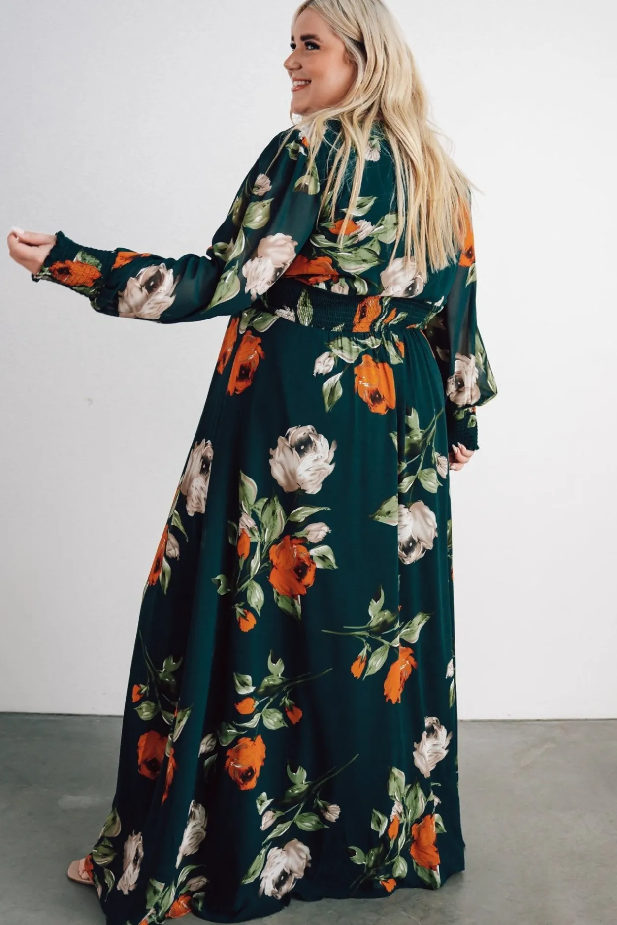Hot Baltic Born Olivia Maxi Dress | Deep Topaz Floral DeepTopazFloral