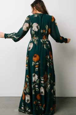 Hot Baltic Born Olivia Maxi Dress | Deep Topaz Floral DeepTopazFloral